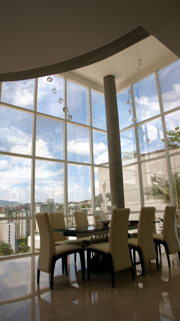 CASA ARTE, Venezuela, OMAR SEIJAS, ARQUITECTO OMAR SEIJAS, ARQUITECTO Modern dining room