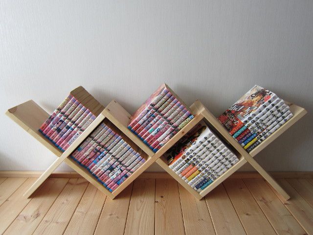 マガジンラック－Ａ, 作房和樂（サボウワラク） 作房和樂（サボウワラク） Living room Shelves