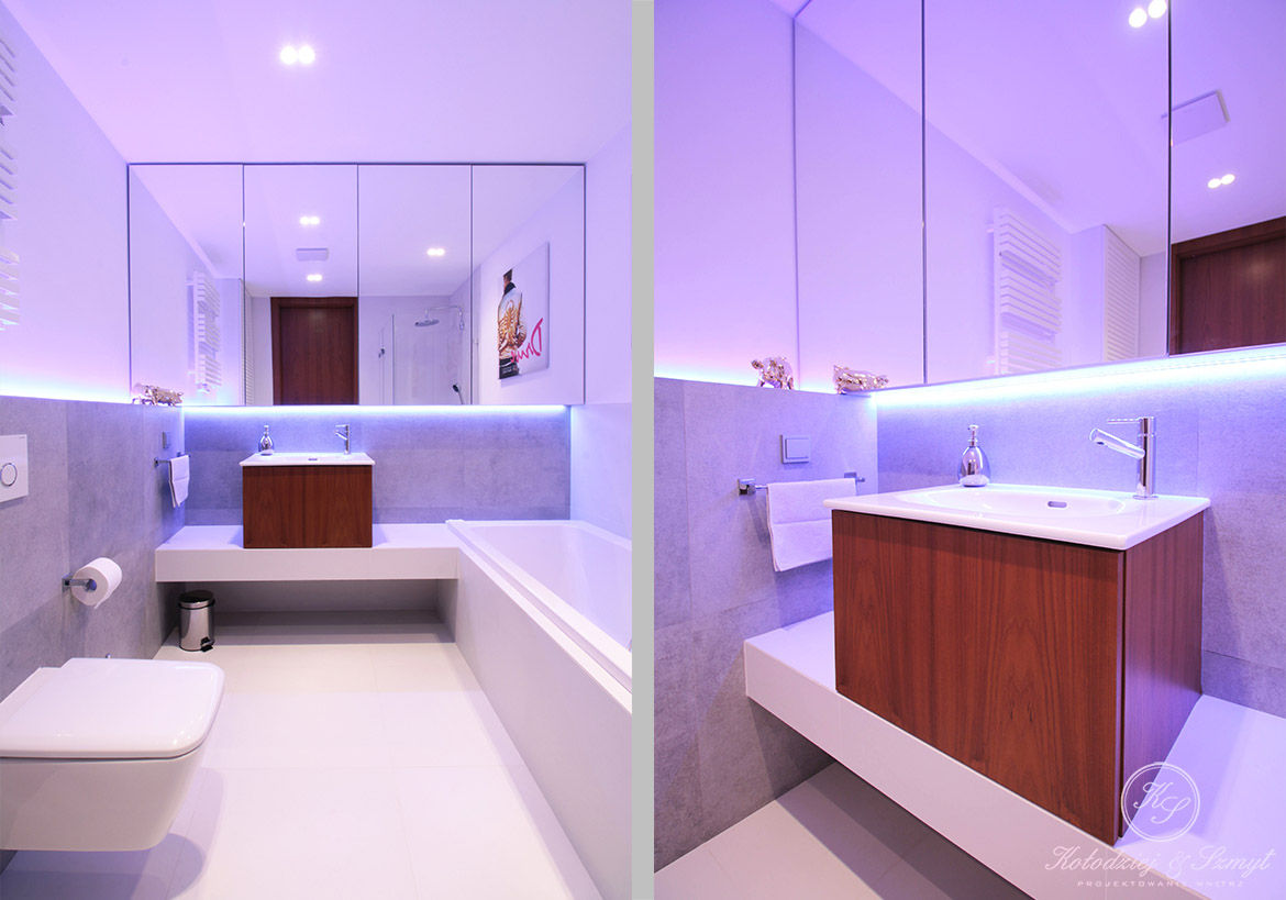 NAVY, Kołodziej & Szmyt Projektowanie Wnętrz Kołodziej & Szmyt Projektowanie Wnętrz Eclectic style bathroom
