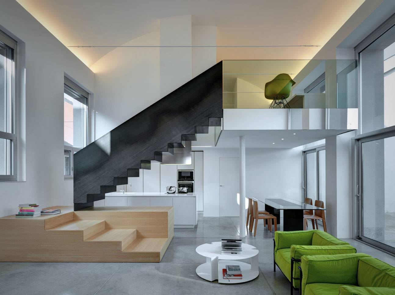 Loft PAR, Buratti Architetti Buratti Architetti Ruang Keluarga Minimalis