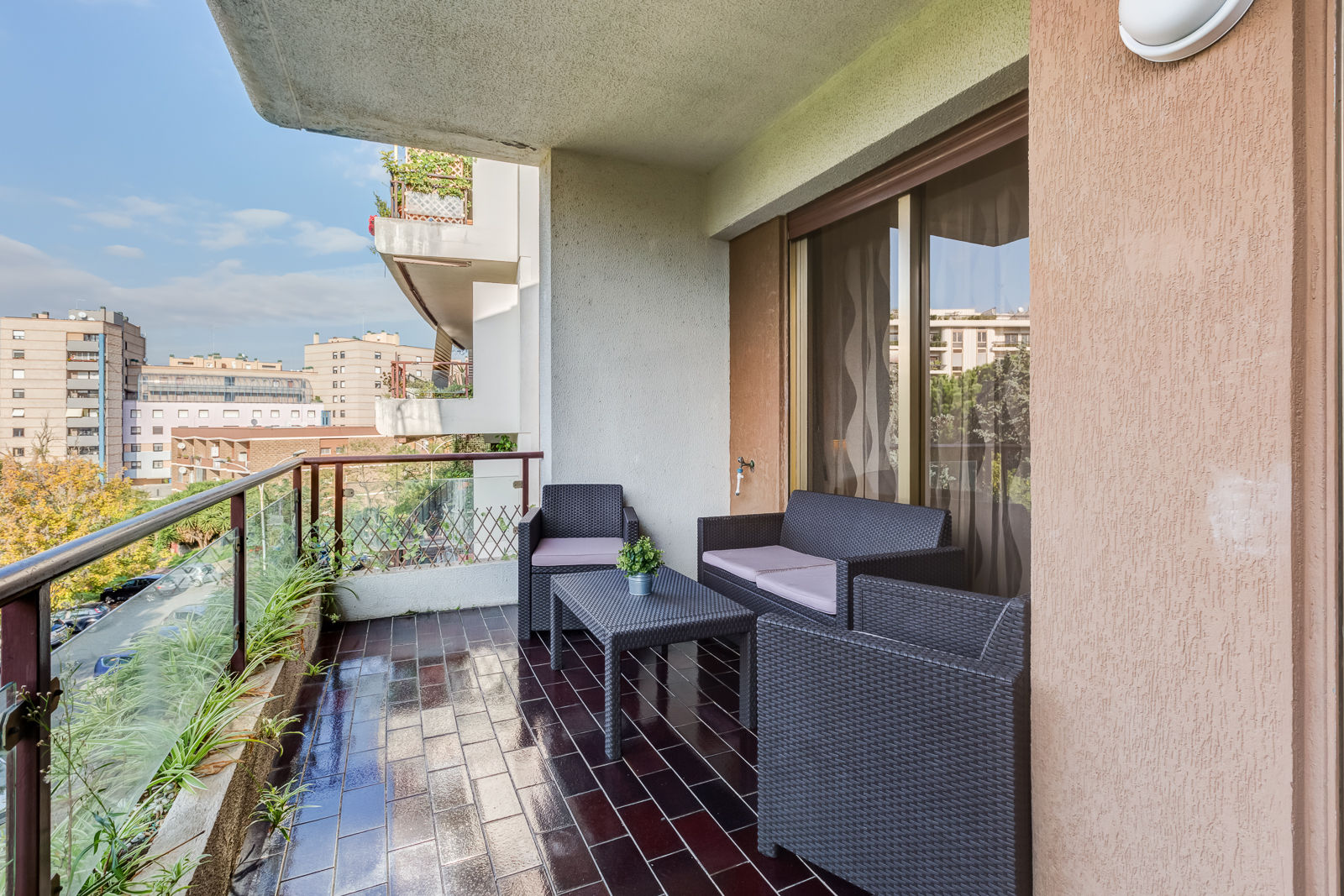 Appartamento Laurentina - Roma, Luca Tranquilli - Fotografo Luca Tranquilli - Fotografo Balcon, Veranda & Terrasse modernes
