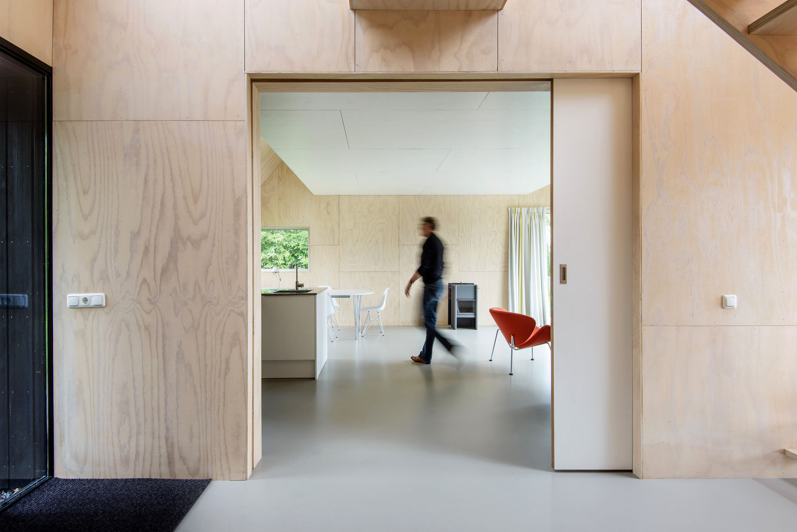 Zomerhuis Midlaren, Kwint architecten Kwint architecten Minimalistische woonkamers