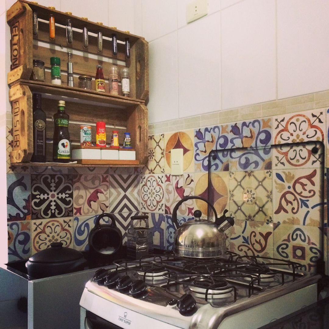 Adesivo Decorativo Azulejo Decoralis Cozinhas modernas Bancadas