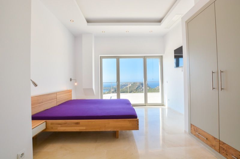 Villa mit Meerblick in Port Andratx, Element 5 Mallorca S.L.U. Element 5 Mallorca S.L.U. Dormitorios de estilo moderno