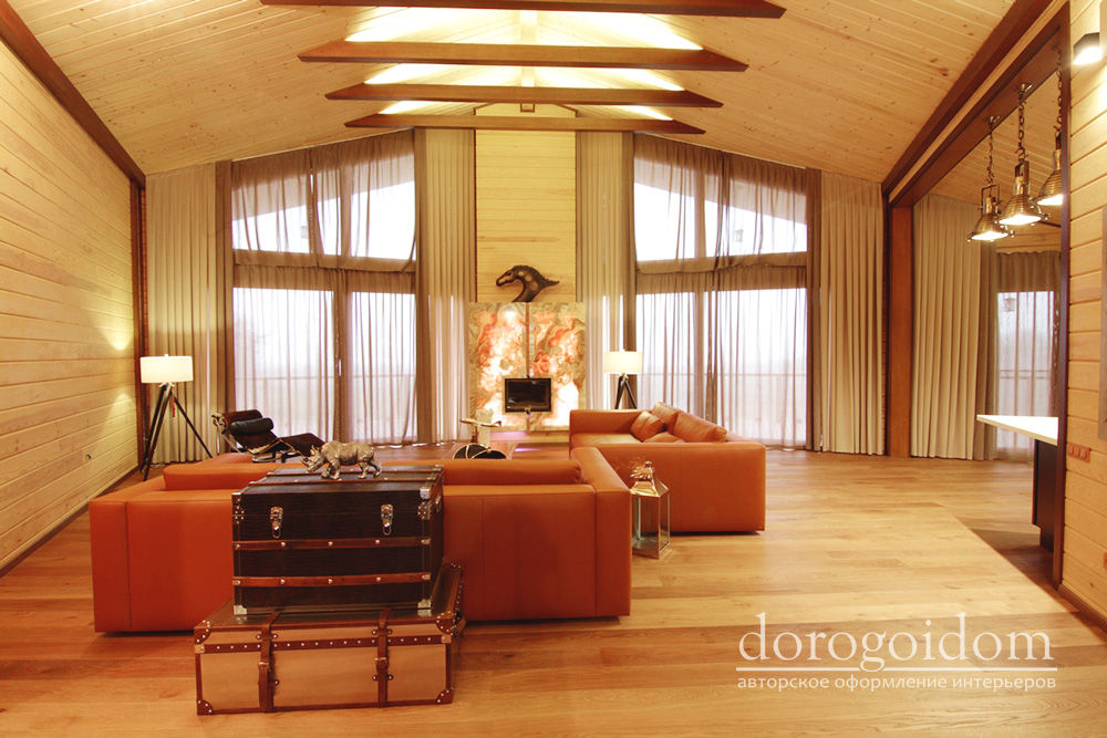 Шале в Крымских горах, Дорогой Дом Дорогой Дом Scandinavian style living room