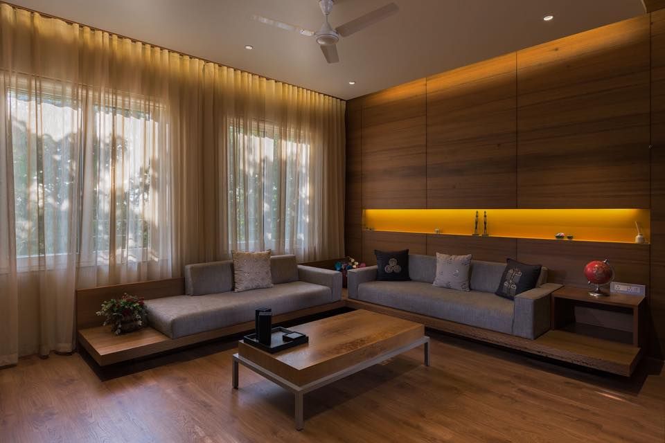 Lunavat residence, Archtype Archtype Modern living room