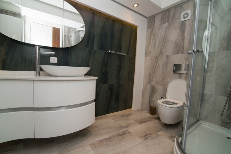 Aksoy Residence, BAGO MİMARLIK BAGO MİMARLIK Modern bathroom
