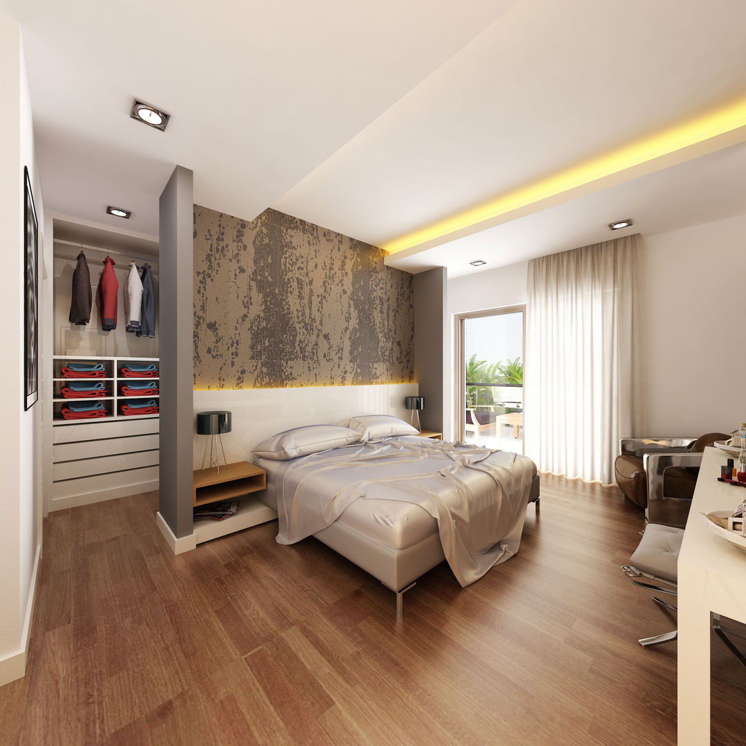 homify Modern style bedroom