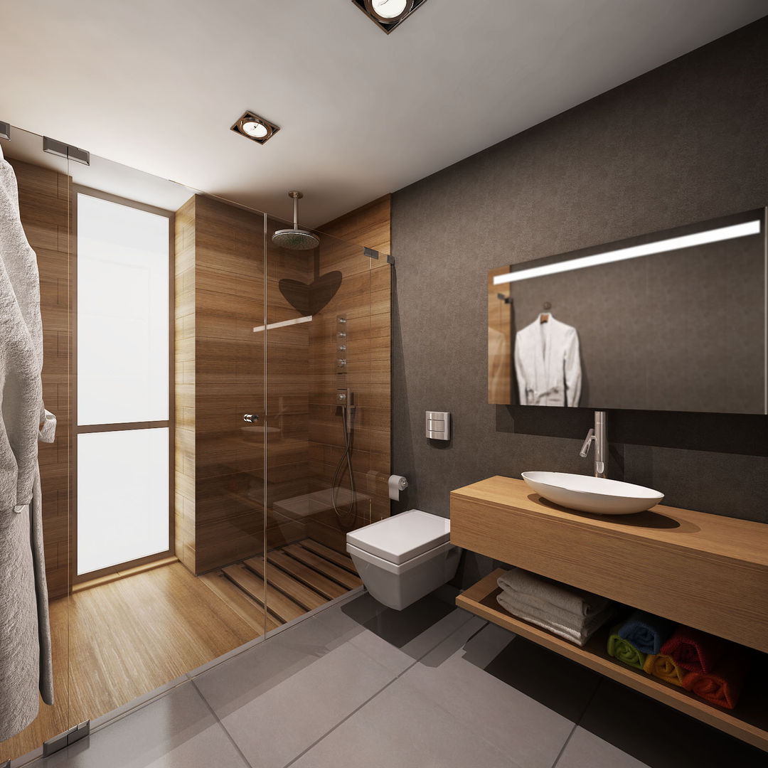 homify Modern bathroom