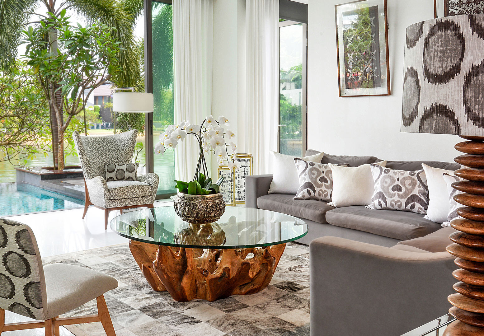 Sentosa Beach House, Design Intervention Design Intervention Scandinavian style living room