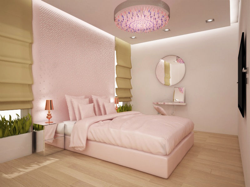 Apartament, pow. 95 m2, Waterlane, 3miasto design 3miasto design Eclectic style bedroom