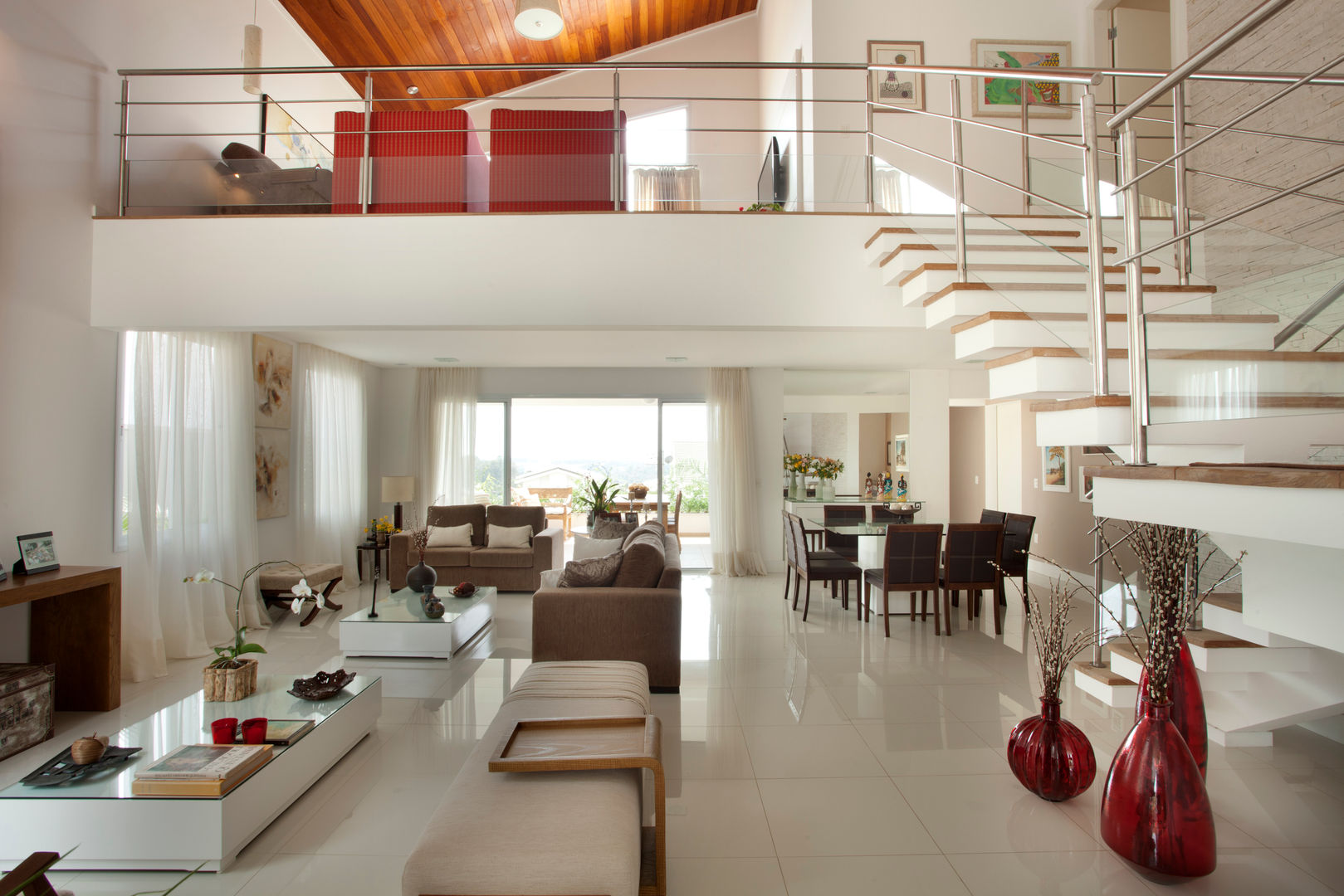 Residencial em Condominio , Habitat arquitetura Habitat arquitetura Ruang Keluarga Modern