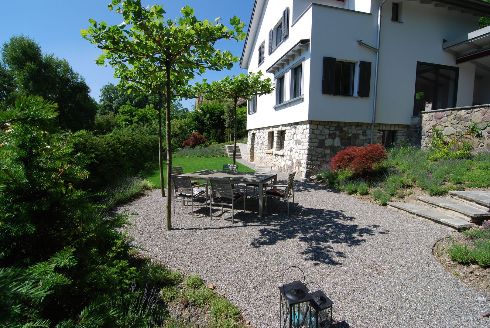 ​Ein Garten mit Geschichte, Lustenberger Schelling Landschaftsarchitektur Lustenberger Schelling Landschaftsarchitektur 모던스타일 정원