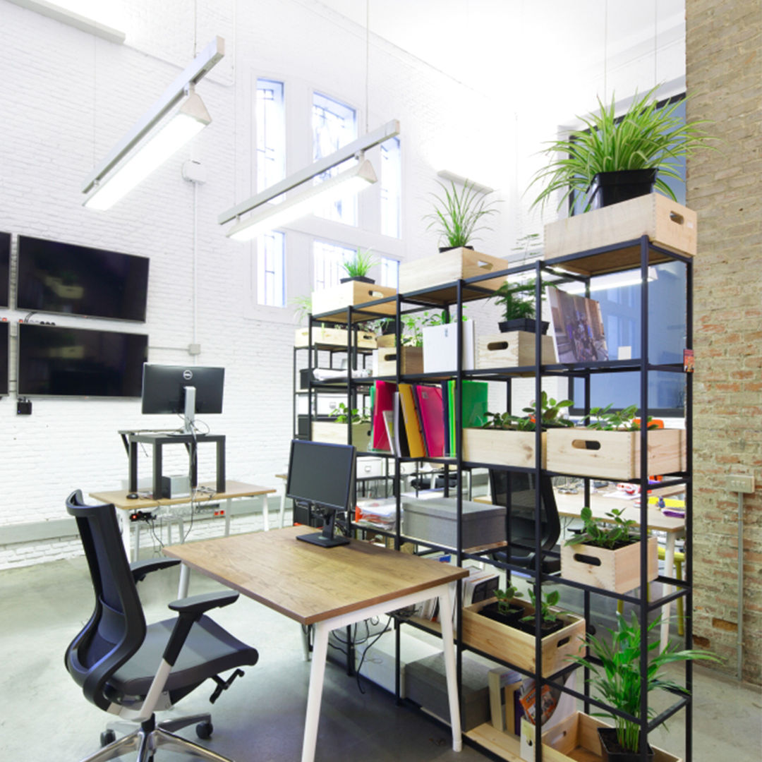 ShuttleCloud Offices, AMMPLIO ARQUITECTOS MADRID AMMPLIO ARQUITECTOS MADRID ห้องทำงาน/อ่านหนังสือ