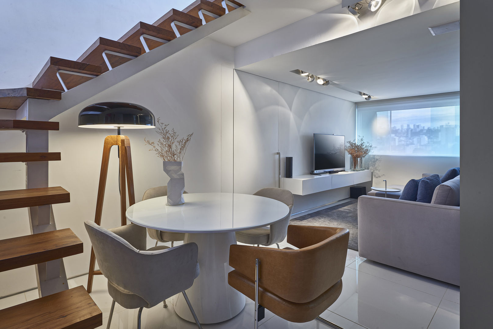 Apartamento | Cobertura, Piacesi Arquitetos Piacesi Arquitetos Ruang Keluarga Modern