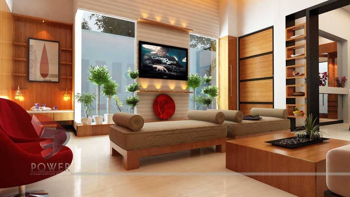 Beautiful Living Room Interiors, 3D Power Visualization Pvt. Ltd. 3D Power Visualization Pvt. Ltd. Moderne woonkamers