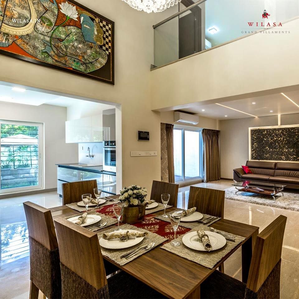 Model Apartment, Construction Associates Construction Associates Salas de jantar modernas