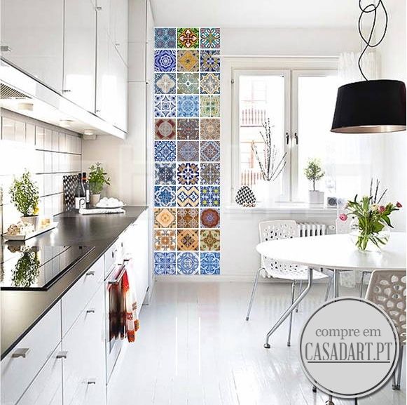 Azulejos Tradicionais Portugueses autocolantes, CASADART.PT CASADART.PT Classic style houses Homewares