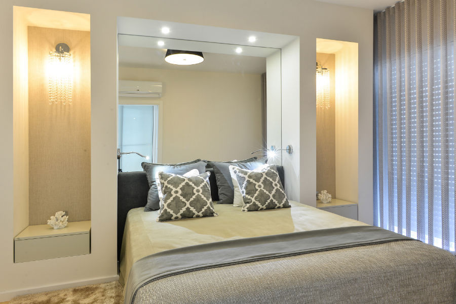 Apartamento T1 – Estoril, IDEIAS DE INTERIORES IDEIAS DE INTERIORES Bedroom