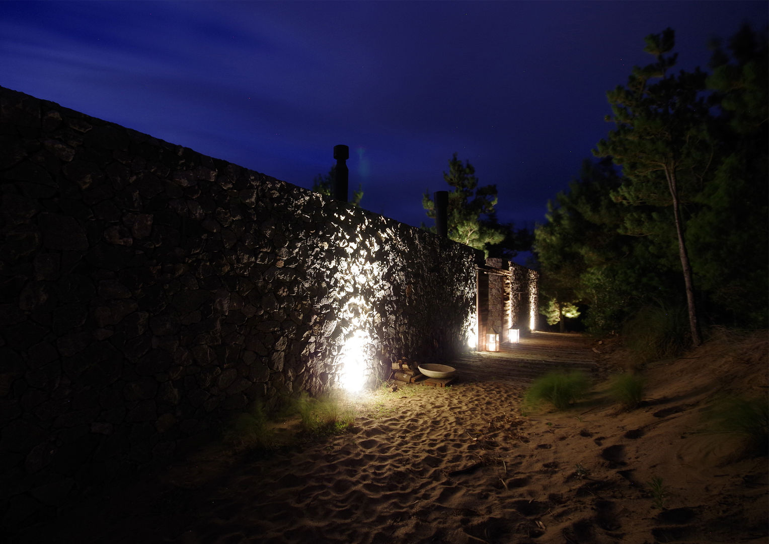 Casas de Playa - El Patio -, LUCAS MC LEAN ARQUITECTO LUCAS MC LEAN ARQUITECTO Jardins modernos