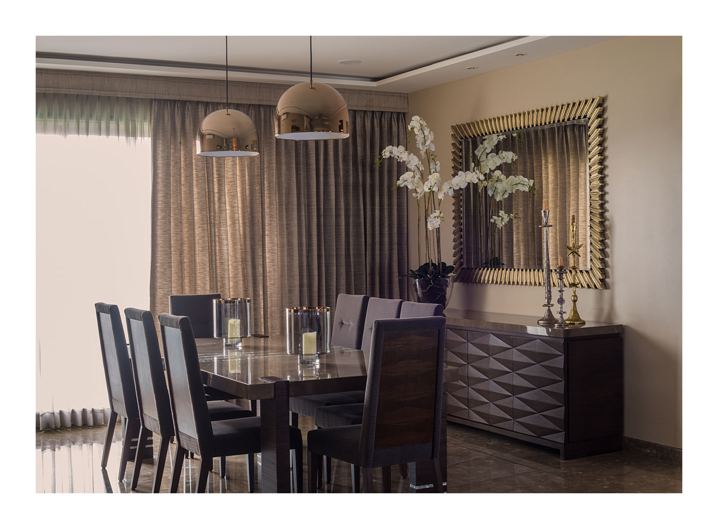 Apartment in Chennai, Rakeshh Jeswaani Interior Architects Rakeshh Jeswaani Interior Architects Eclectic style dining room