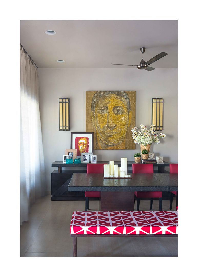 Lonavala Holiday Home , Rakeshh Jeswaani Interior Architects Rakeshh Jeswaani Interior Architects Eclectic style dining room