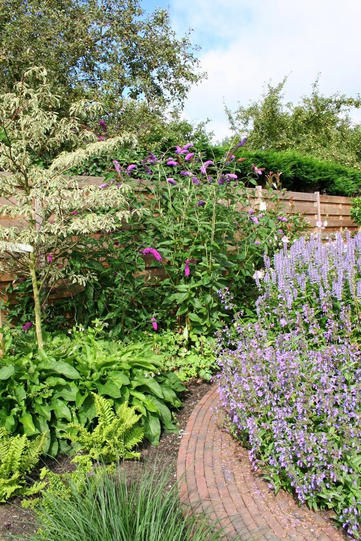 Kleurrijke achtertuin, Carla Wilhelm Carla Wilhelm Jardins campestres