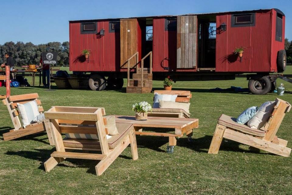 Alquiler de Livings de madera, Tienda Pallet Tienda Pallet Industrial style garden Furniture