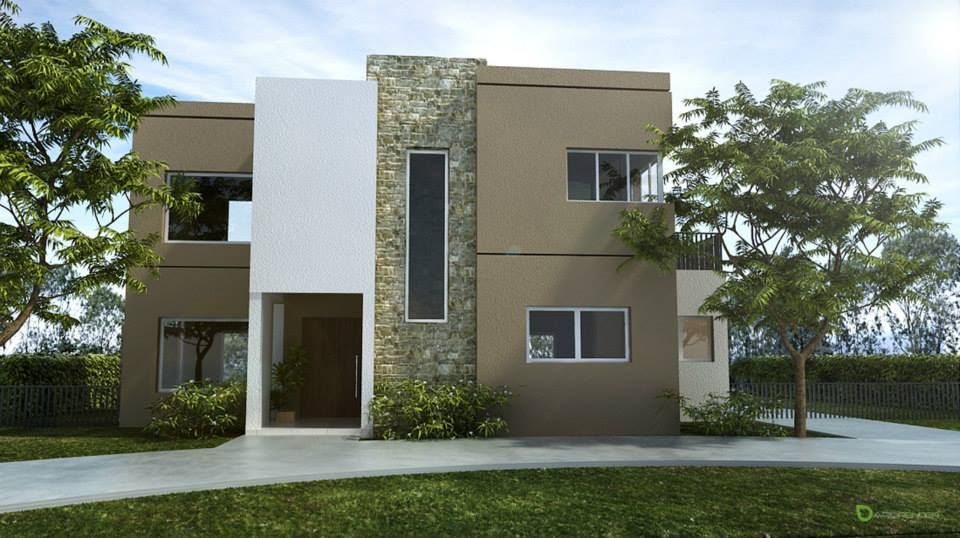 Casas construidas en Pilar, SolucionesDeArquitectura SolucionesDeArquitectura モダンな 家