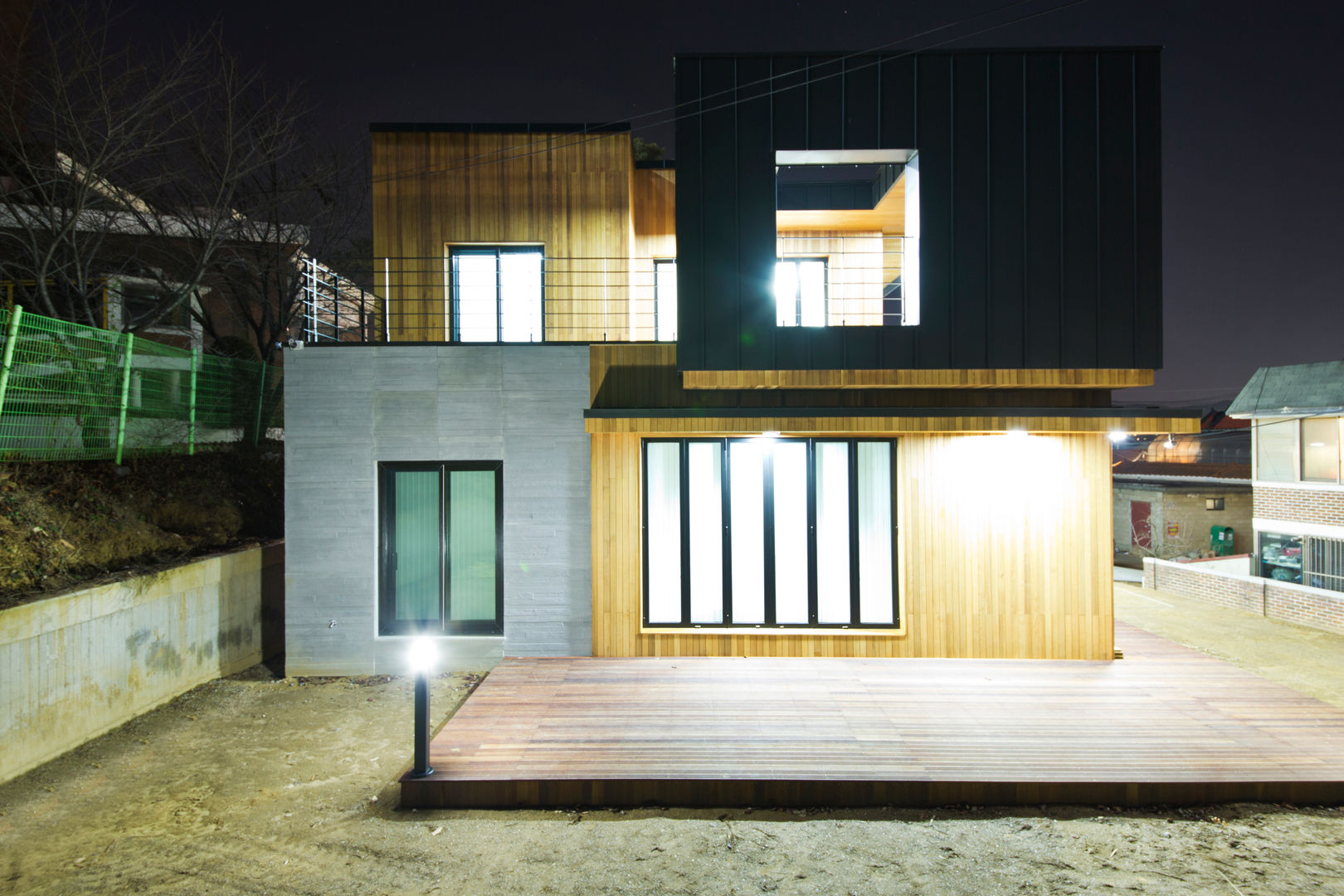 구산동 근린생활시설+주택, GongGam Urban Architecture & Construction GongGam Urban Architecture & Construction Casas escandinavas