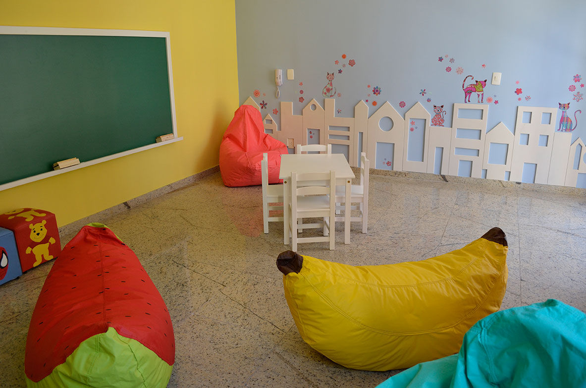 Brinquedoteca – Edif. Residencial., MEM Arquitetura MEM Arquitetura Dormitorios infantiles