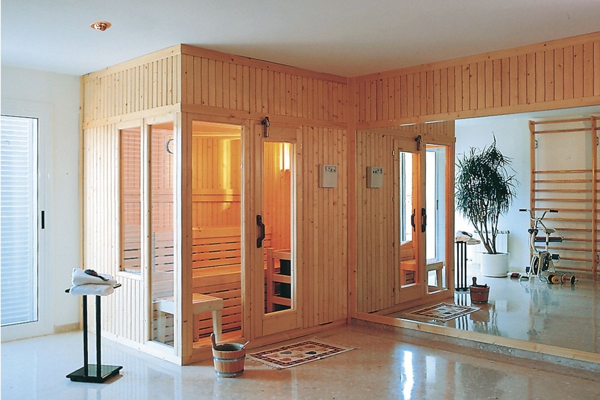 Sauna Finlandesa | Finish Sauna, INBECA Wellness Equipment INBECA Wellness Equipment モダンな スパ 家具