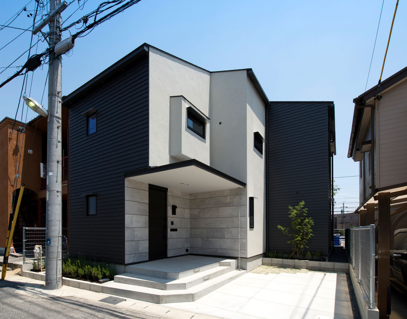 Motoyagoto house, Sakurayama-Architect-Design Sakurayama-Architect-Design Casas de estilo ecléctico