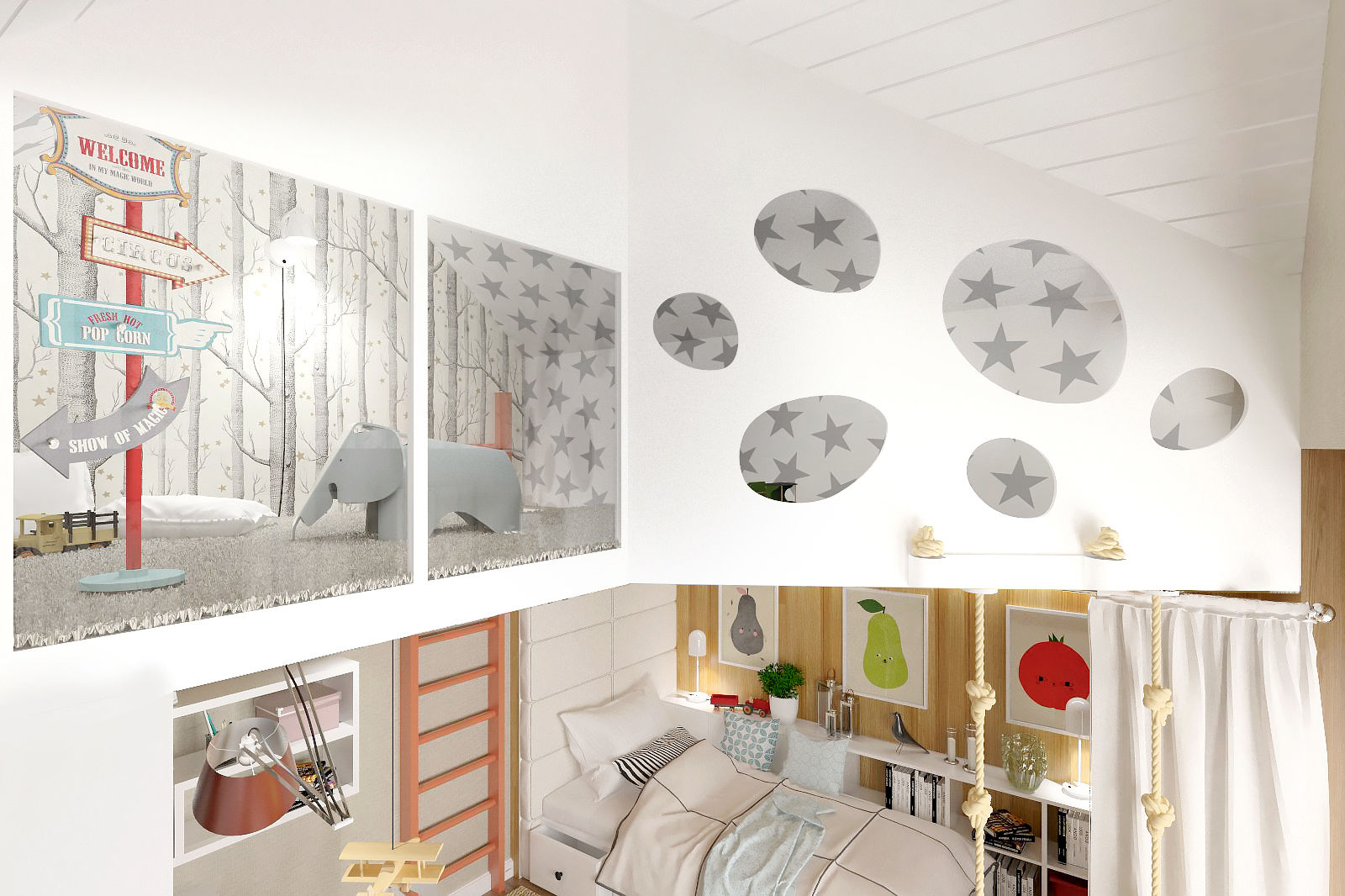 APARTMENT/6, ONE STUDIO ONE STUDIO Dormitorios infantiles