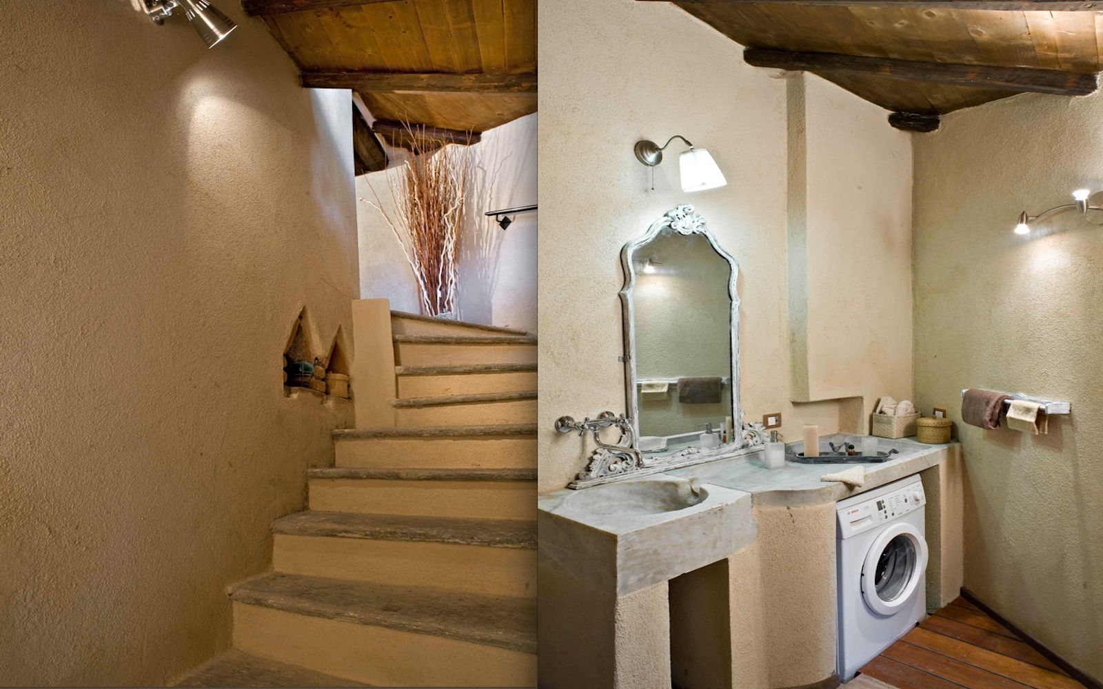 Ex fienile recuperato, Fabio Carria Fabio Carria Rustic style bathroom