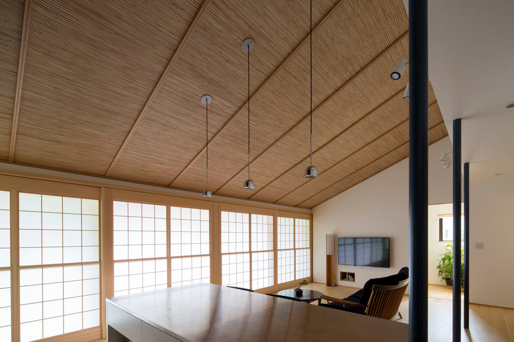 平屋に住まう, TRANSTYLE architects TRANSTYLE architects Ruang Keluarga Modern