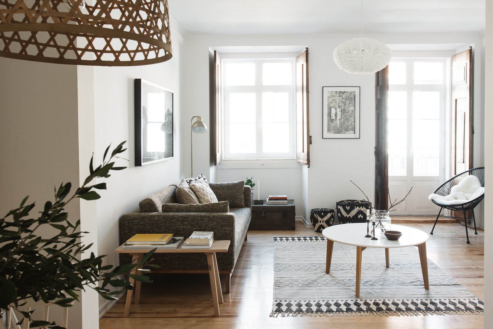 Remodelação de apartamento, Architect Your Home Architect Your Home Salones de estilo moderno