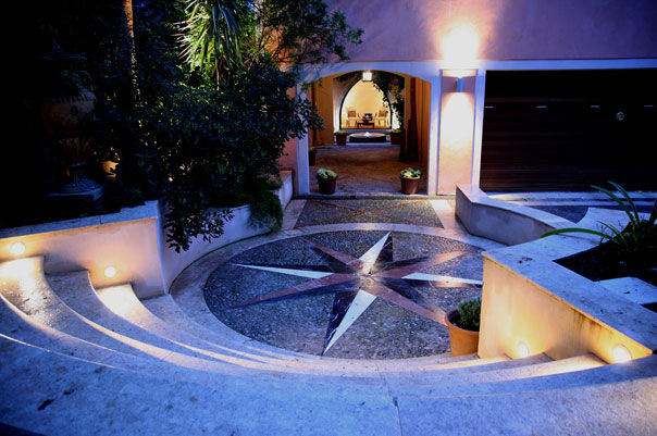 HOUSE in Majorca, Spain, aureolighting aureolighting Modern Corridor, Hallway and Staircase