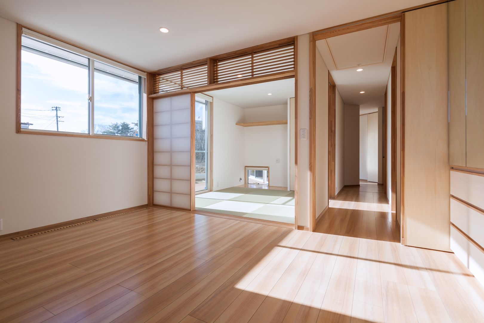 郡山・向作の家, 清建築設計室/SEI ARCHITECT 清建築設計室/SEI ARCHITECT Modern style bedroom