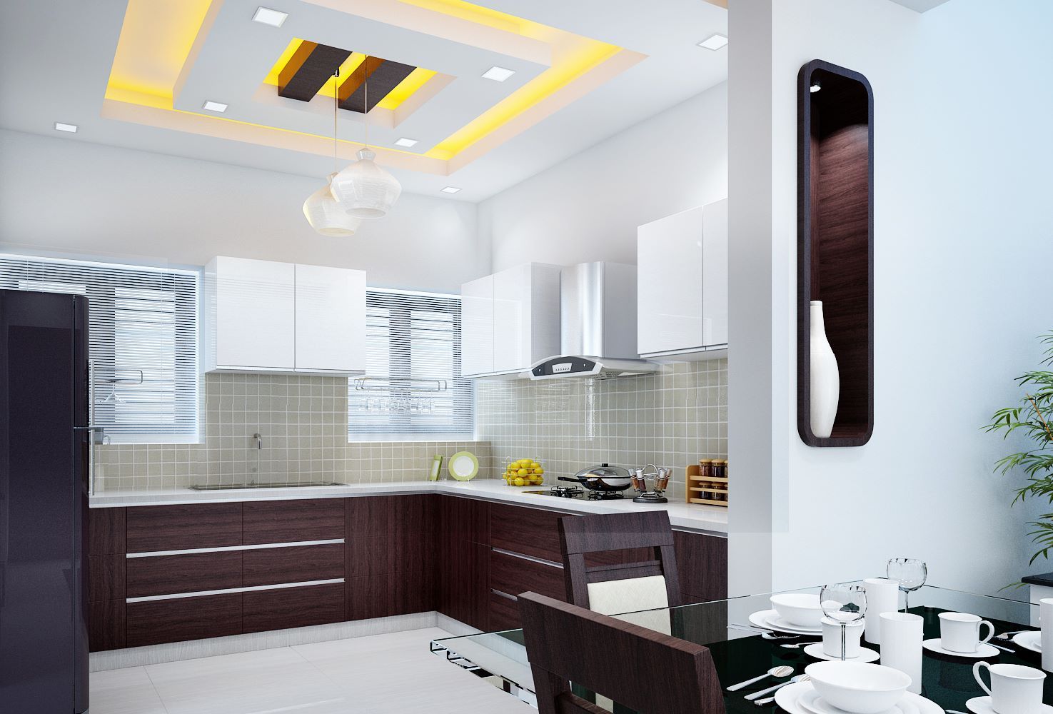 Kitchen Designs, Infra I Nova Pvt.Ltd Infra I Nova Pvt.Ltd Modern style kitchen