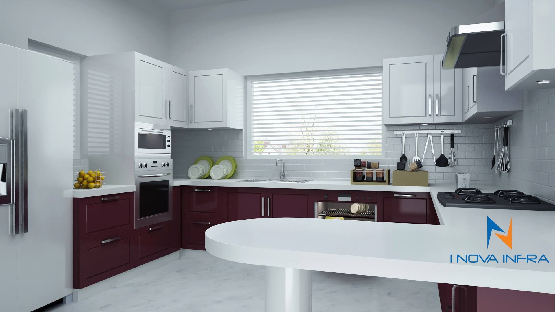 Kitchen Designs, Infra I Nova Pvt.Ltd Infra I Nova Pvt.Ltd Кухня