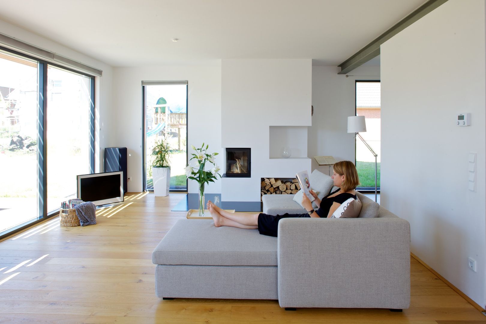 EFH F, Nähe Braunschweig, Gondesen Architekt Gondesen Architekt Living room