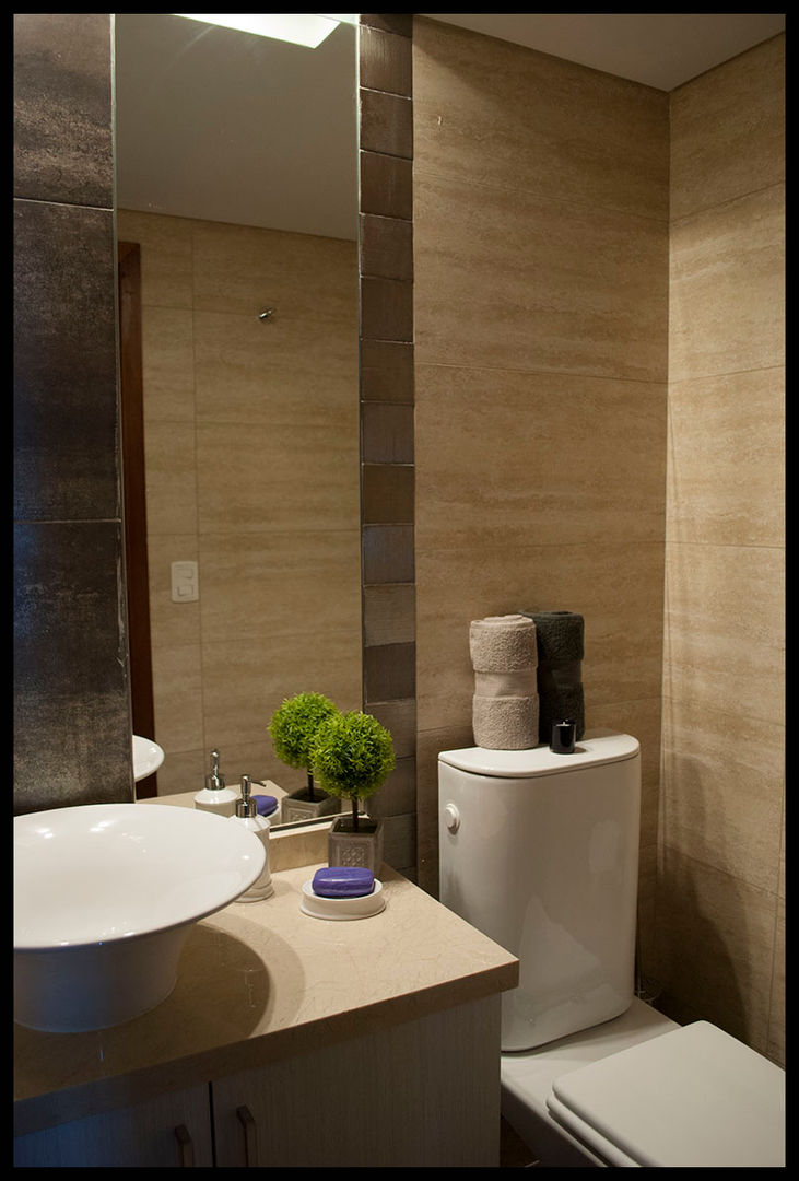 Departamento en Punta del Este , Diseñadora Lucia Casanova Diseñadora Lucia Casanova Modern style bathrooms