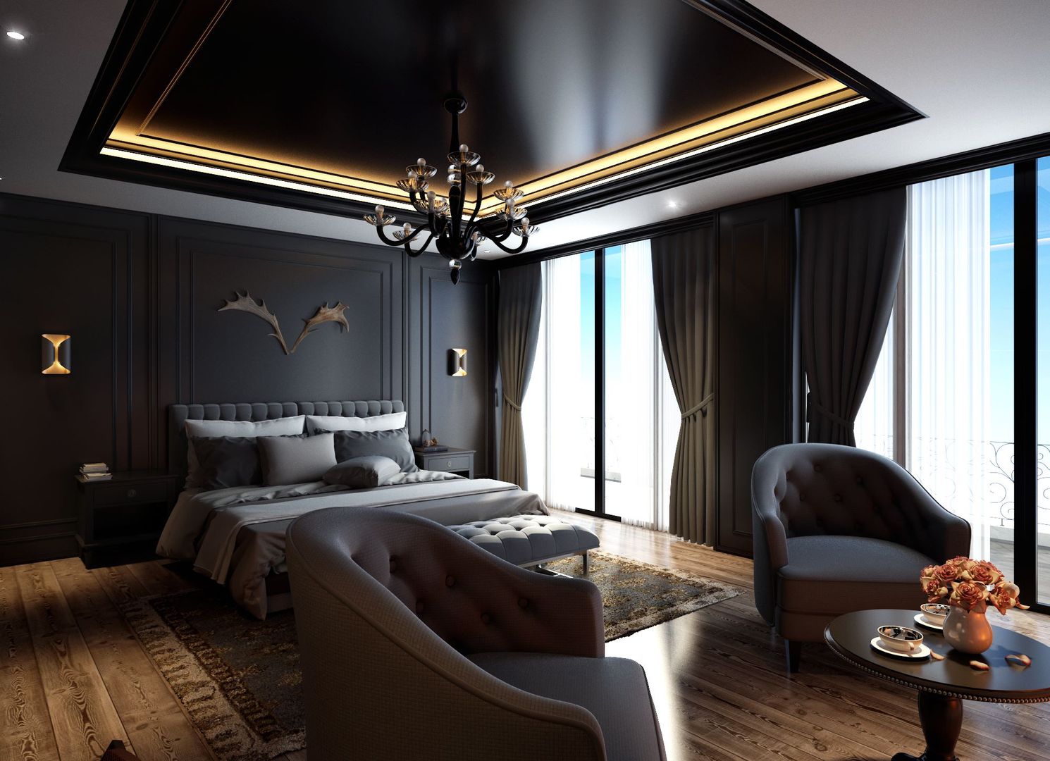 Avangard Yatak Odası, Cg Artist ibrahim ethem kısacık Cg Artist ibrahim ethem kısacık Rustic style bedroom Accessories & decoration