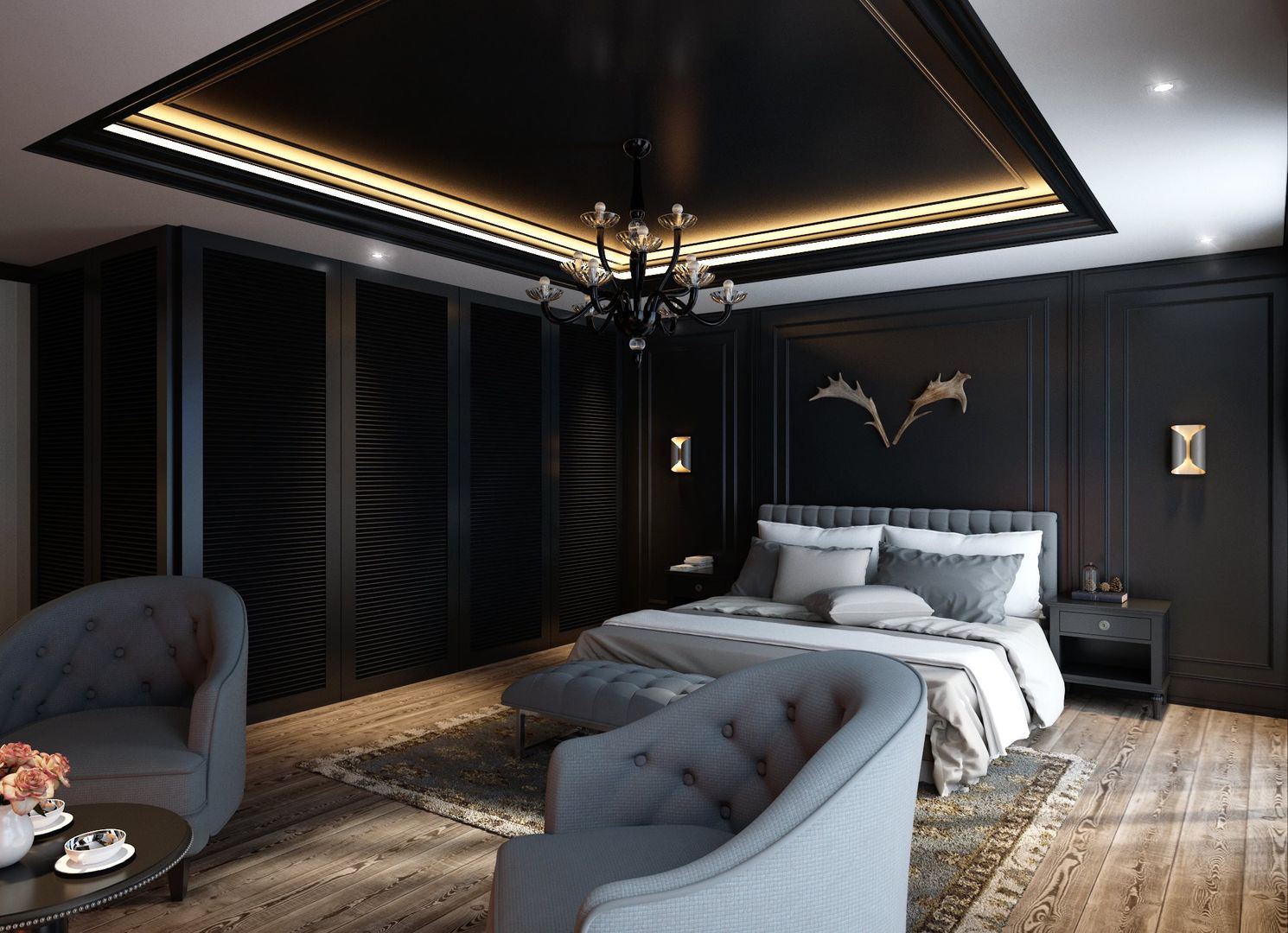 Avangard Yatak Odası, Cg Artist ibrahim ethem kısacık Cg Artist ibrahim ethem kısacık Rustic style bedroom Accessories & decoration