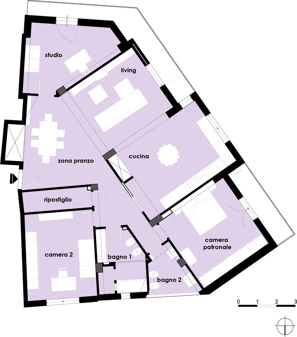 Casa M, tizianavitielloarchitetto tizianavitielloarchitetto Maisons modernes