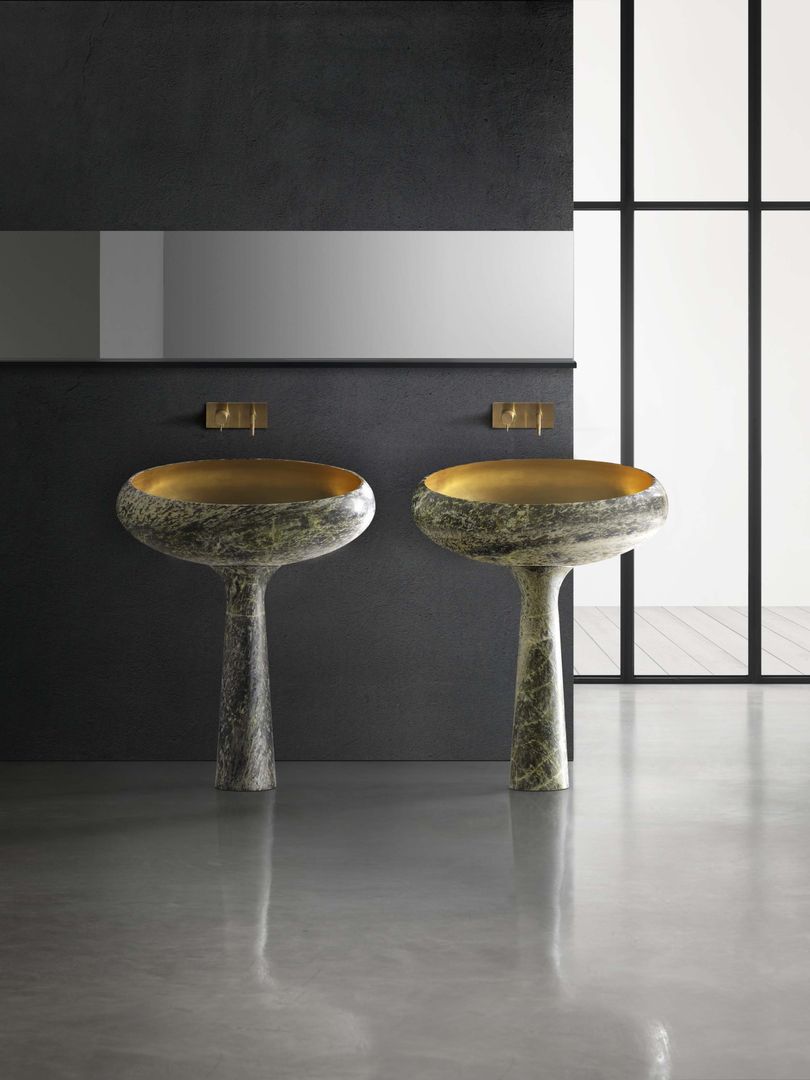 Gong, sumptuous purity Kreoo Salle de bain moderne Marbre