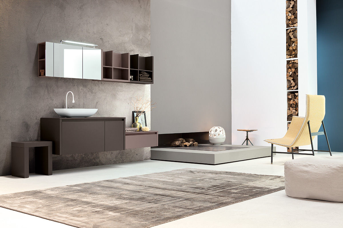 Tender collection: furniture elements, Mastella - Italian Bath Fashion Mastella - Italian Bath Fashion Baños de estilo moderno Tablero DM