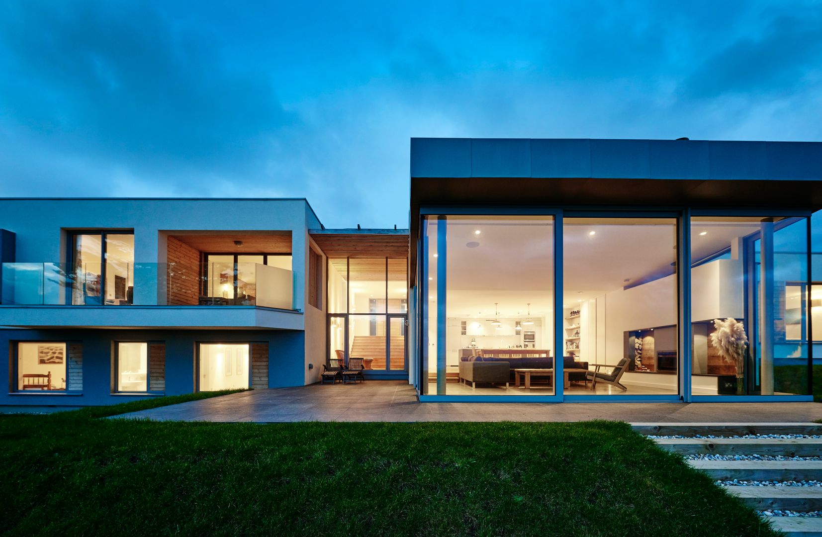 Sandhills Exterior Barc Architects Rumah Modern