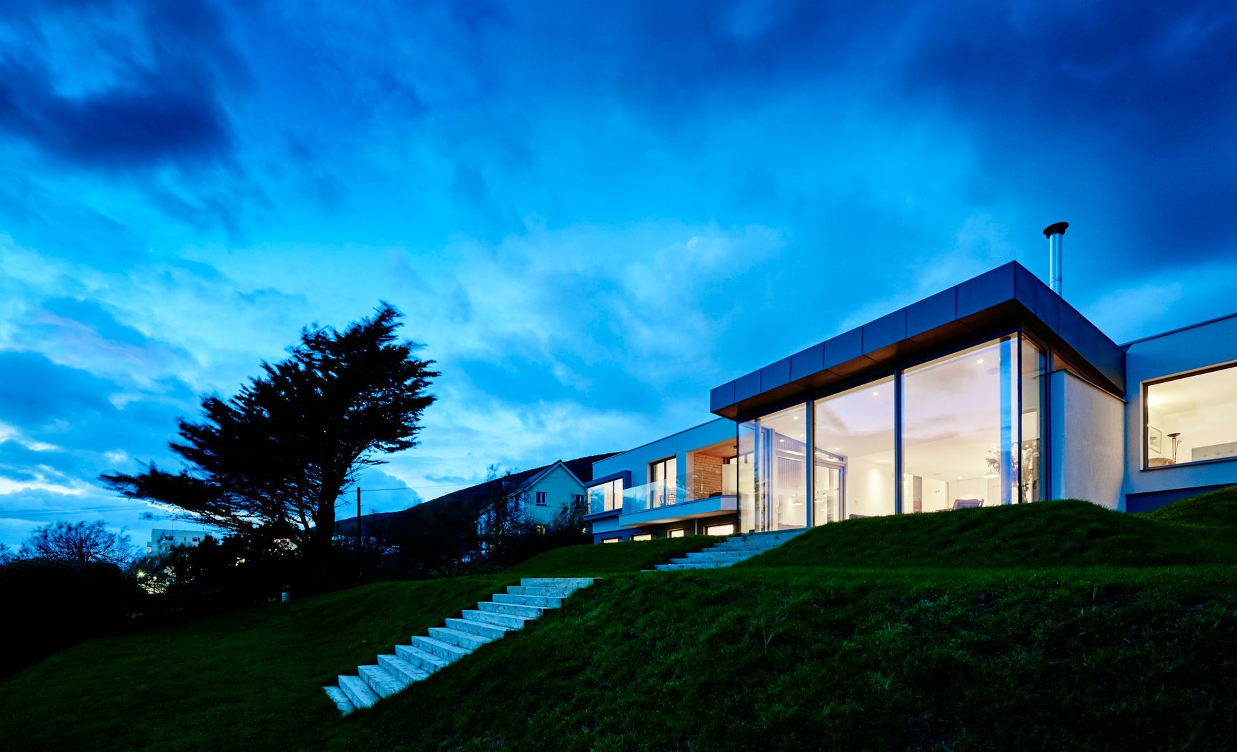 Sandhills Exterior Barc Architects Casas modernas